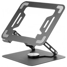 SOPORTE SOBREMESA PARA PORTATIL/TABLET GIRATORIO NEGRO MARS GAMING