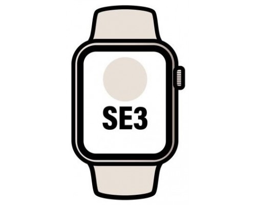 APPLE WATCH SE 3 CAJA ALUMINIO GPS 40mm CORREA DEPORTIVA BLANCA M/L