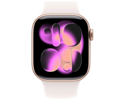 APPLE WATCH SERIES 11 CAJA ORO ROSA GPS 42mm CORREA ROSA M/L