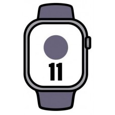 APPLE WATCH SERIES 11 CAJA PLATA GPS 42mm CORREA MORADA S/M