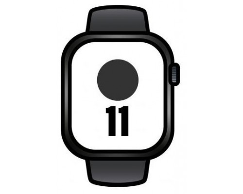 APPLE WATCH SERIES 11 CAJA NEGRA GPS 46mm CORREA NEGRA S/M