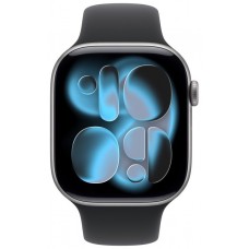 APPLE WATCH SERIES 11 CAJA GRIS ESPACIAL GPS 46mm CORREA NEGRA S/M