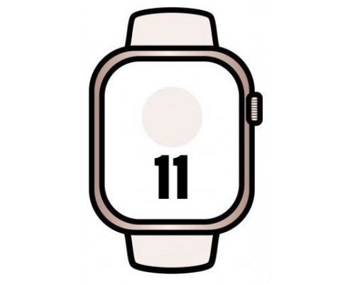 APPLE WATCH SERIES 11 CAJA ORO ROSA GPS 46mm CORREA ROSA M/L