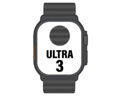 APPLE WATCH ULTRA 3 CAJA TITANIO NEGRA 49mm CORREA OCEAN NEGRA