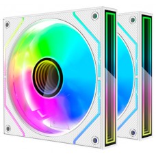 KIT 2 VENTILADORES AUXILIAR MF-3D PRO BLANCO MARS GAMING