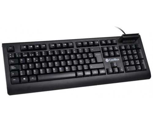 TECLADO CON LECTOR DNIe COOLBOX