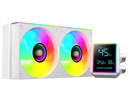 REFRIGERACION LIQUIDA FRGB ML-LCD PRO 240 BLANCO MARS GAMING