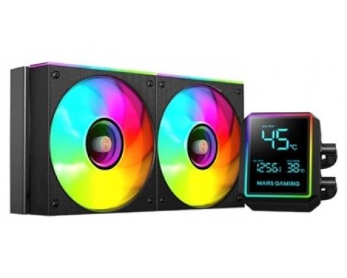 REFRIGERACION LIQUIDA FRGB ML-LCD PRO 240 NEGRO MARS GAMING