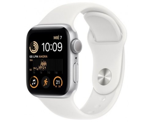 APPLE WATCH SE CAJA ALUMINIO PLATA GPS+CELL 40mm CORREA DEPORTIVA BLANCA