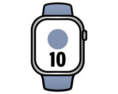 APPLE WATCH SERIES 10 CAJA ALUMINIO GPS 42mm CORREA DEPORTIVA DENIM S/M