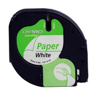 CINTA ROTULADORA DYMO LET 12X4 PAPEL BLA-2DU CINTA ROTULADORA DYMO LET 12X4 PAPEL BLA