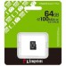 MEMORIA KINGSTON-MICROSD SDCS3 64GBSP-DU3 MEMORIA KINGSTON-MICROSD SDCS3 64GBSP