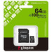 MEMORIA KINGSTON-MICROSD SDCS3 64GB