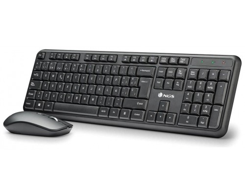 TECLADO + RATON WIRELESS SERENITY KIT NGS