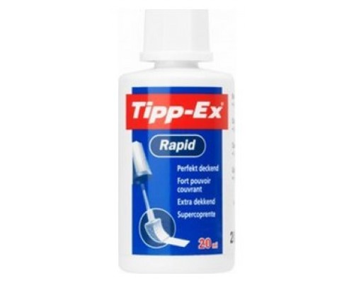 CORRECTOR ESCRITURA TIPPEX BIC RAP B10 20ML 10U