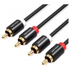 CABLE AUDIO ESTEREO 2xRCA/M 2xRCA/M 1.5 M NEGRO VENTION