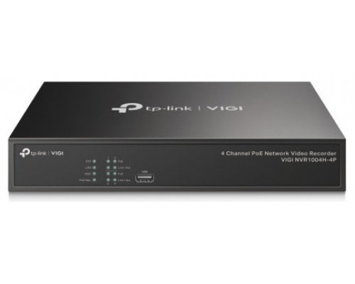 TP-LINK VIDEO GRABADOR NVR VIGI PoE+ 4 CANALES