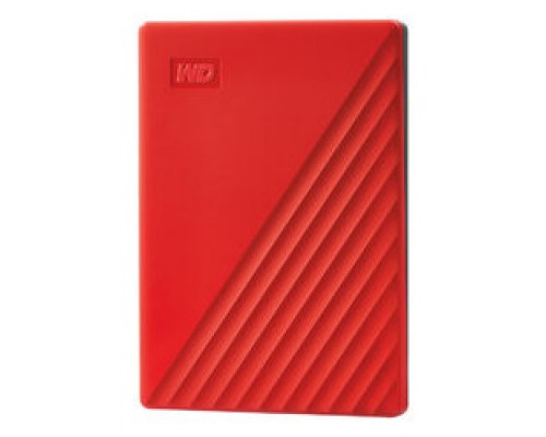 HDD EXTERNO WD 2.5 4 TB 3.1 MY PASSPORT WORLDWIDE RED