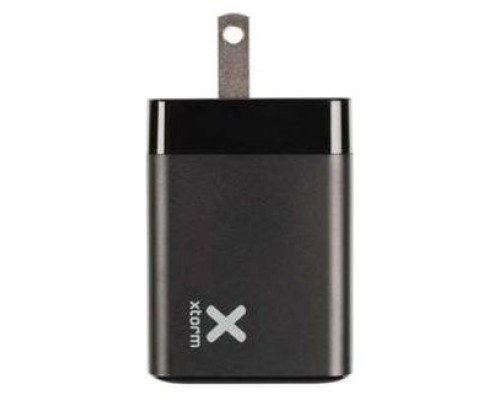 CARGADOR USB DE VIAJE/PARED TYPE-C/USB 3.0 NEGRO XTORM