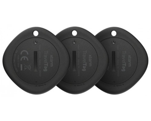 LOCALIZADOR TRAVEL TAG PACK 3 NEGRO XTORM