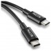 CABLE USB-C A USB-C ZYRO 60W 1 M NEGRO NGS